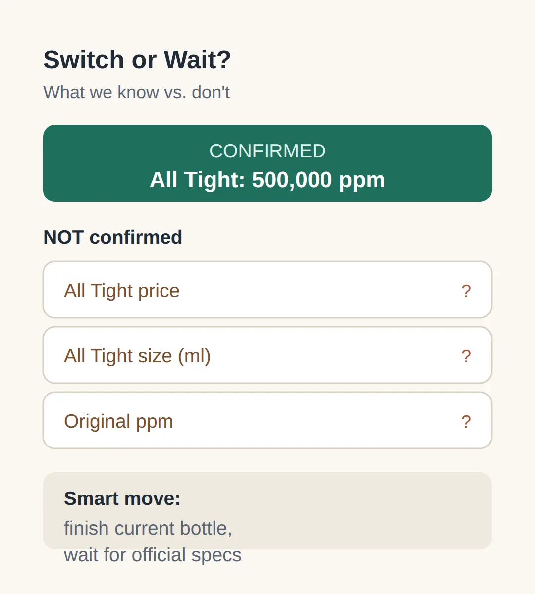 Should You Switch If You Already Use the Original?