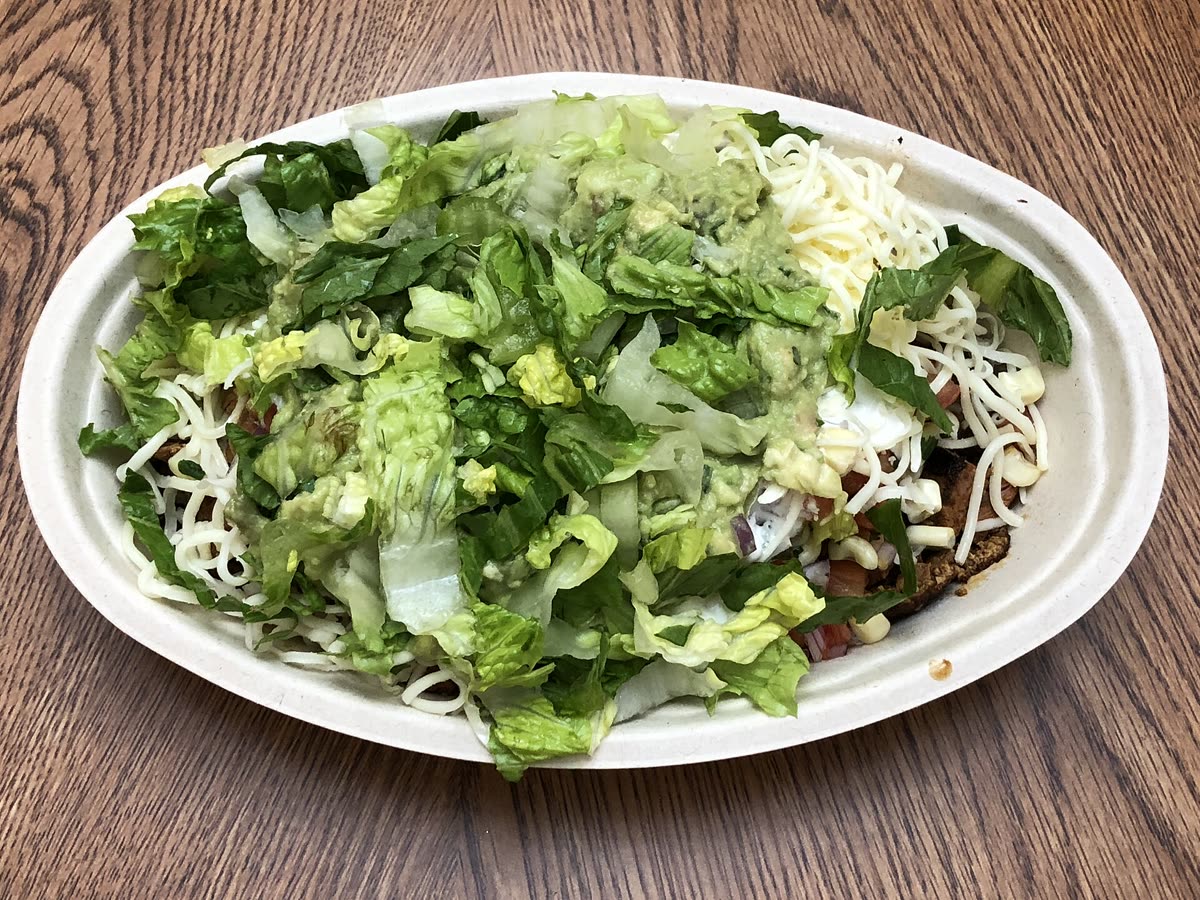 2021-01-06 21 25 25 A burrito bowl from Chipotle in the Franklin Farm section of Oak Hill, Fairfax County, Virginia — Where Chipotle Gangnam is and how it runs