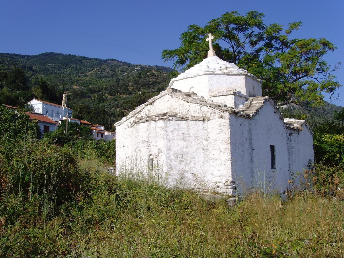 Ano Agios Konstantinos church and village — Chocolate Korean Drama Filming Locations at a Glance