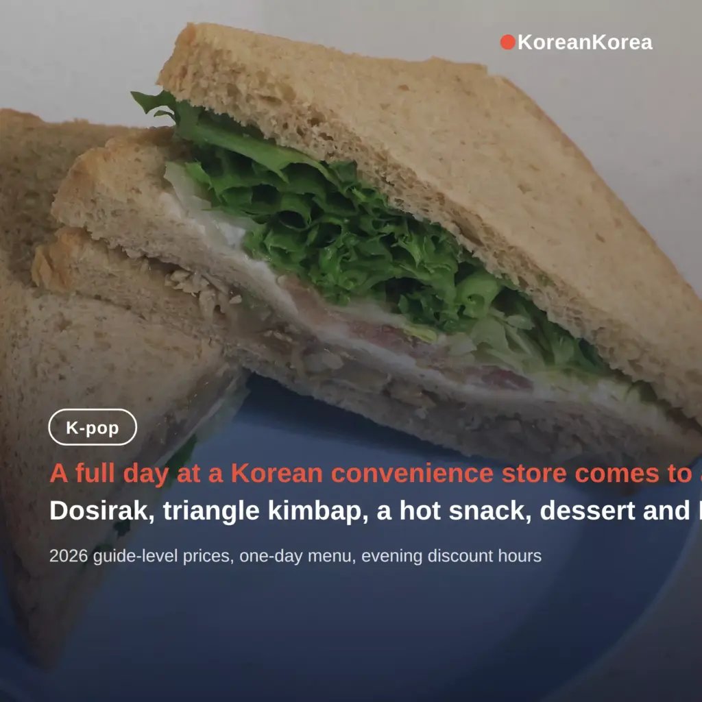 What I Eat in Korean Convenience Store: A Full Day for 8,900 KRW