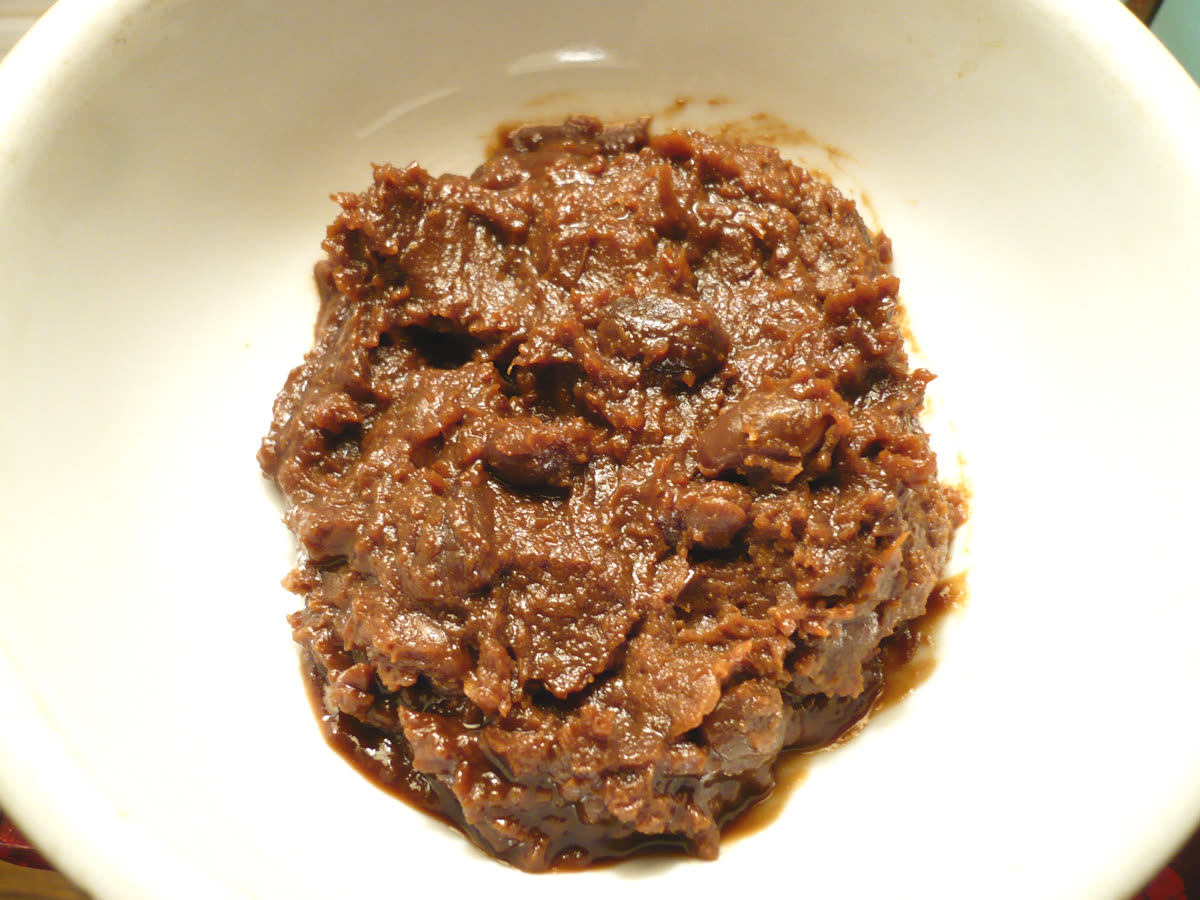 Doenjangwithbeans — Doenjang jjigae recipe: 75g doenjang per 700g rice water