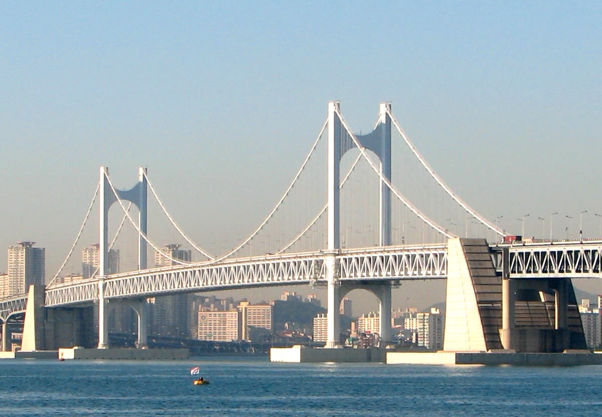 The Gwangan Bridge-edit — How to Get to Dongbaek Coastal Trail