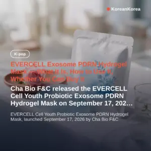 exosome PDRN hydrogel mask: launched Sep 17 — buy or wait?