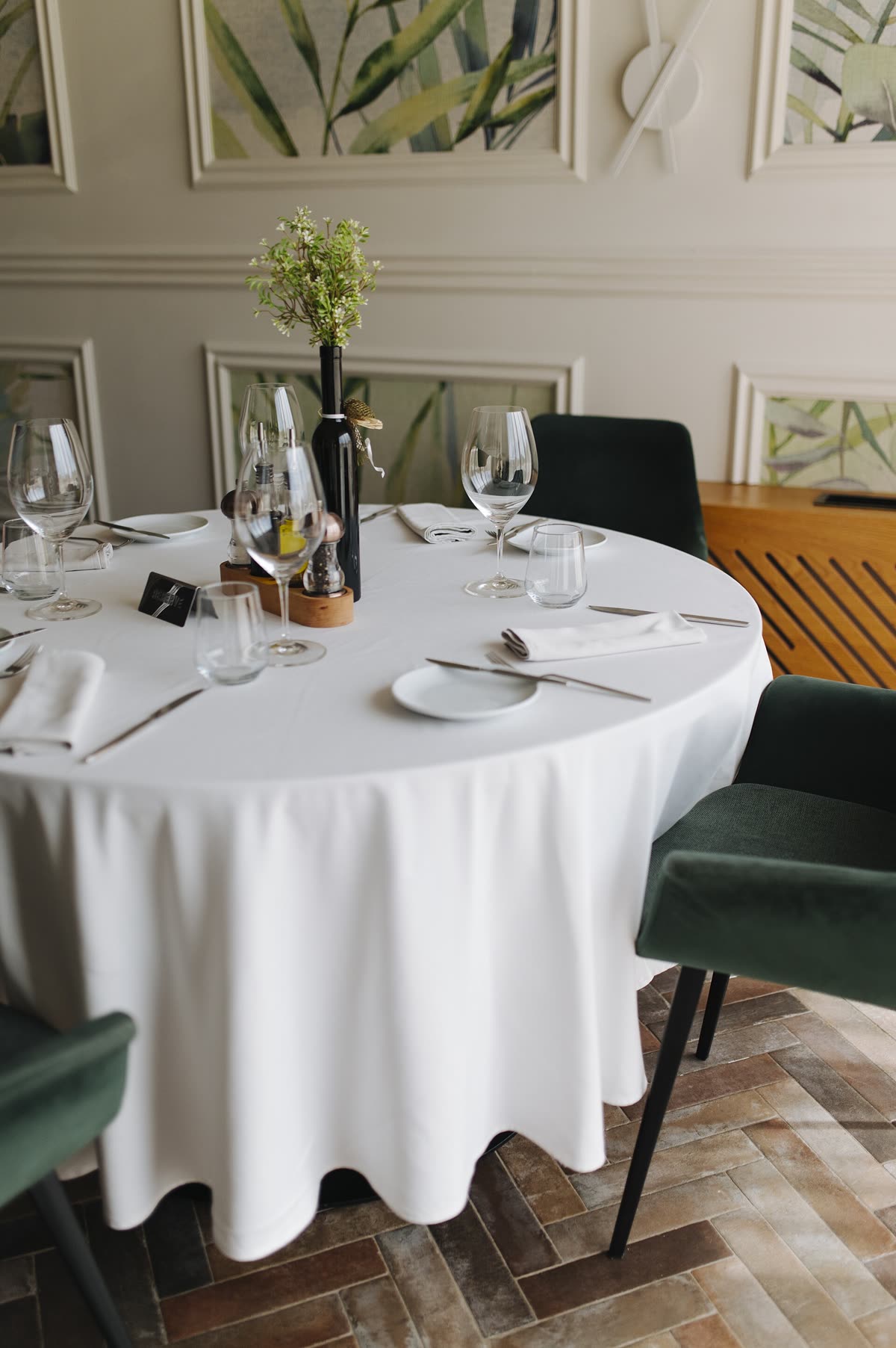 Table set for dinner in a restaurant — Do You Tip in Korea?