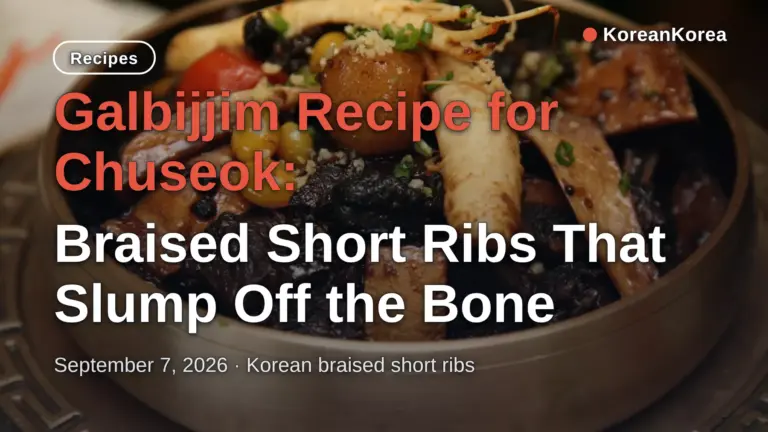 Galbijjim Recipe (2026): Short Ribs That Fall Off the Bone