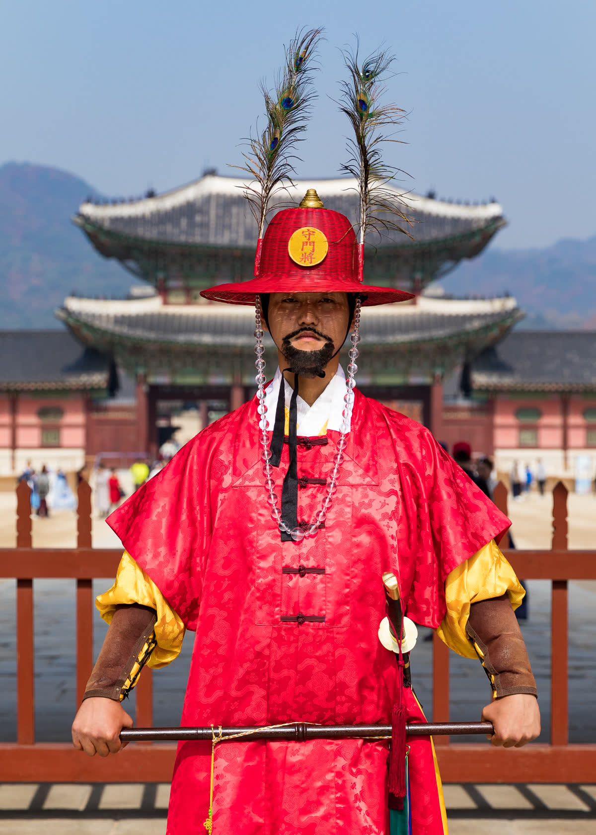 Royal Guard at Gwanghwamun Gate, Gyeongbokgung, Seoul — Is Chuseok a Good Time to Visit Korea? The Short Answer