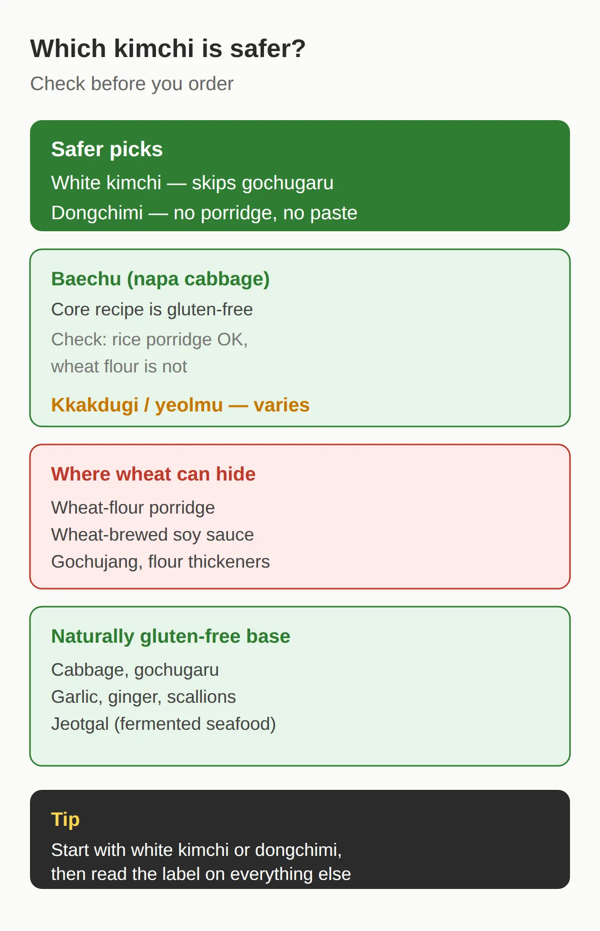 Which Kimchi Kinds Are Safer — Compare Before You Order