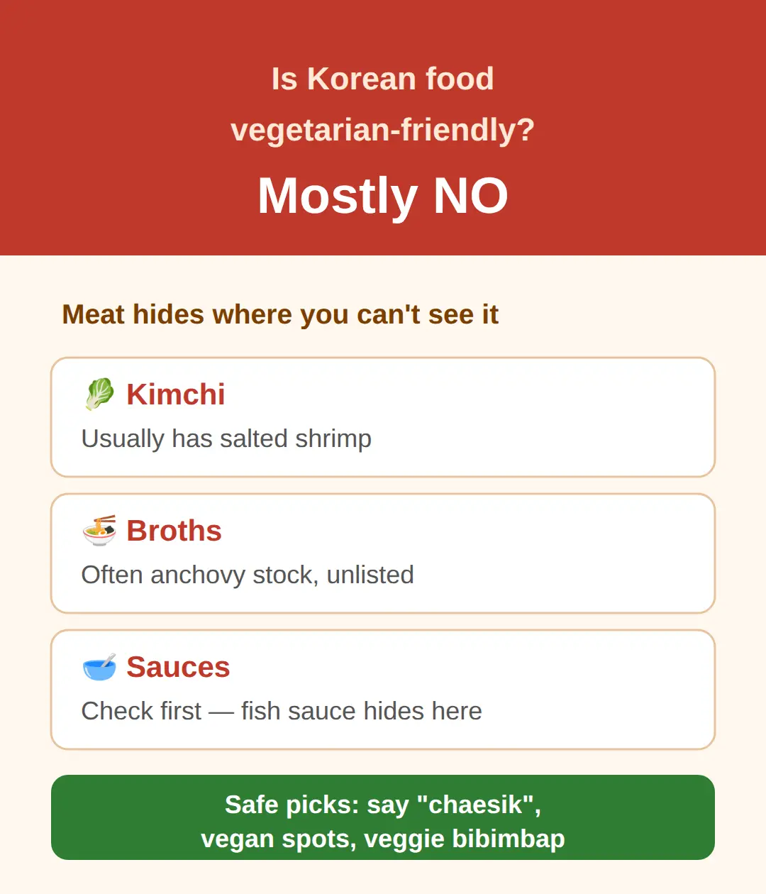 Is Korean Food Vegetarian-Friendly in 2026? The Short Answer