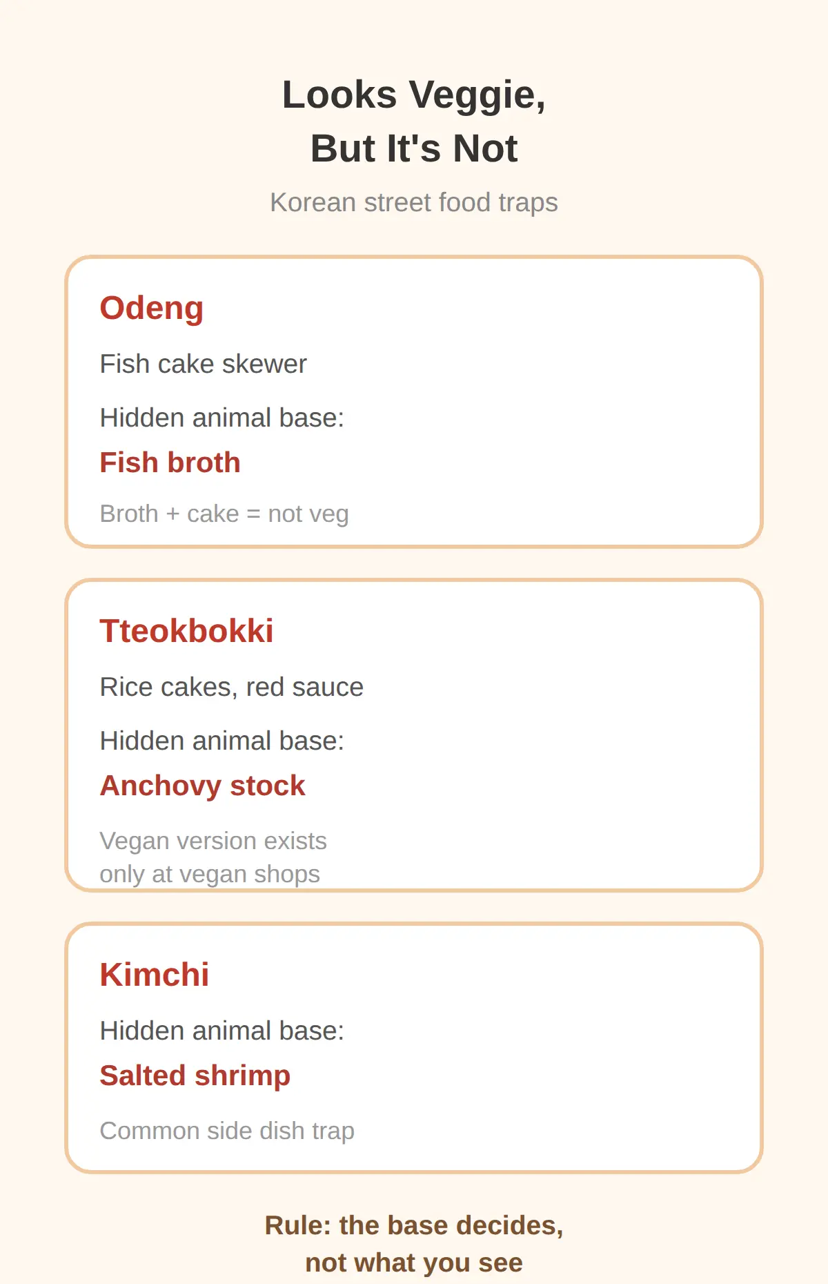 Which Korean Street Food Looks Vegetarian but Isn't?