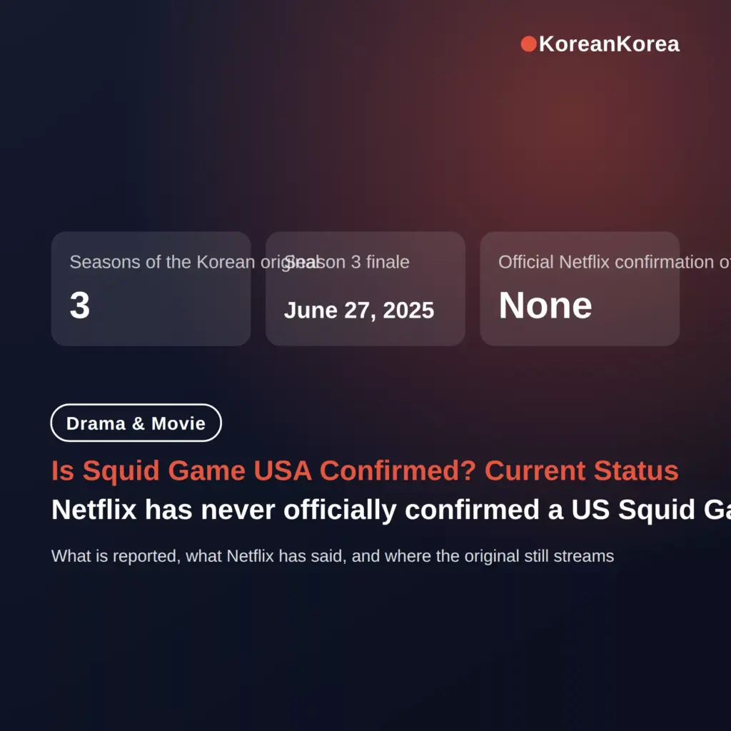 Is Squid Game USA Confirmed? Current Status and Netflix's Answer