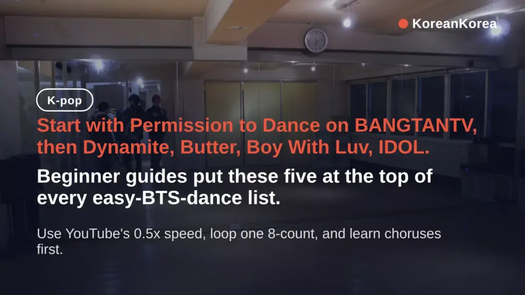 kpop dance tutorial for beginners bts: practice videos to start, by tier