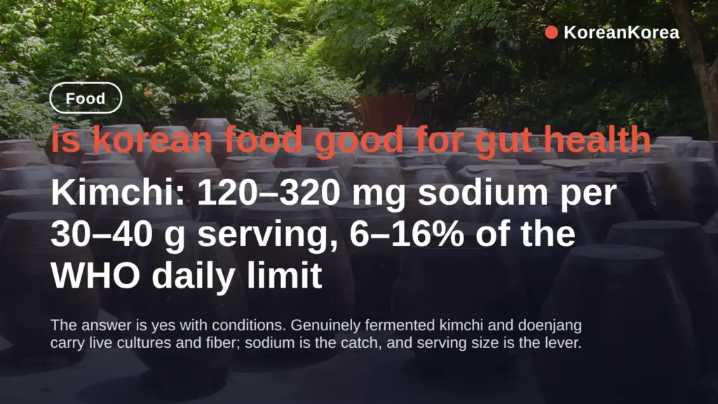 Is Korean Food Good for Gut Health? Kimchi, Doenjang and Sodium, Answered