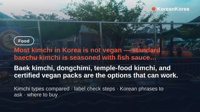 Kimchi có chay không? Loại nào không có nước mắm (2026)