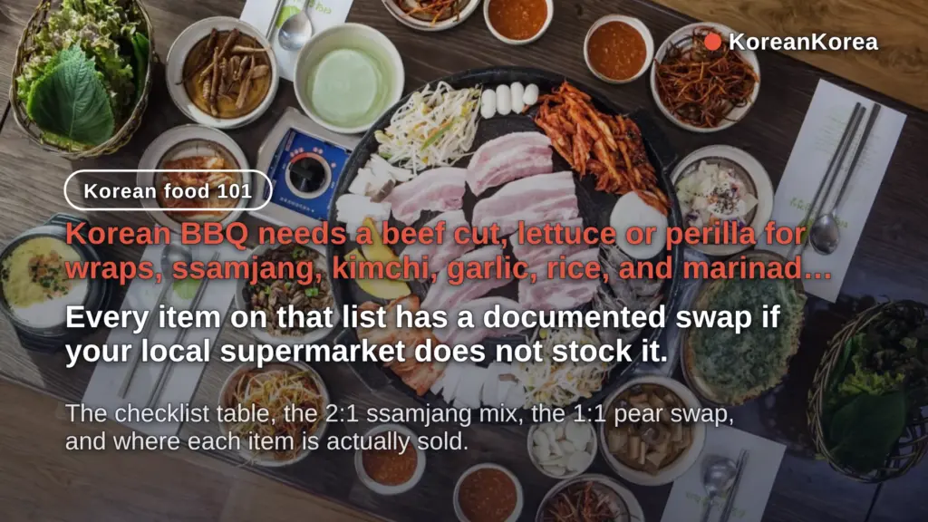 What Ingredients Do You Need for Korean BBQ? 2026 Swaps