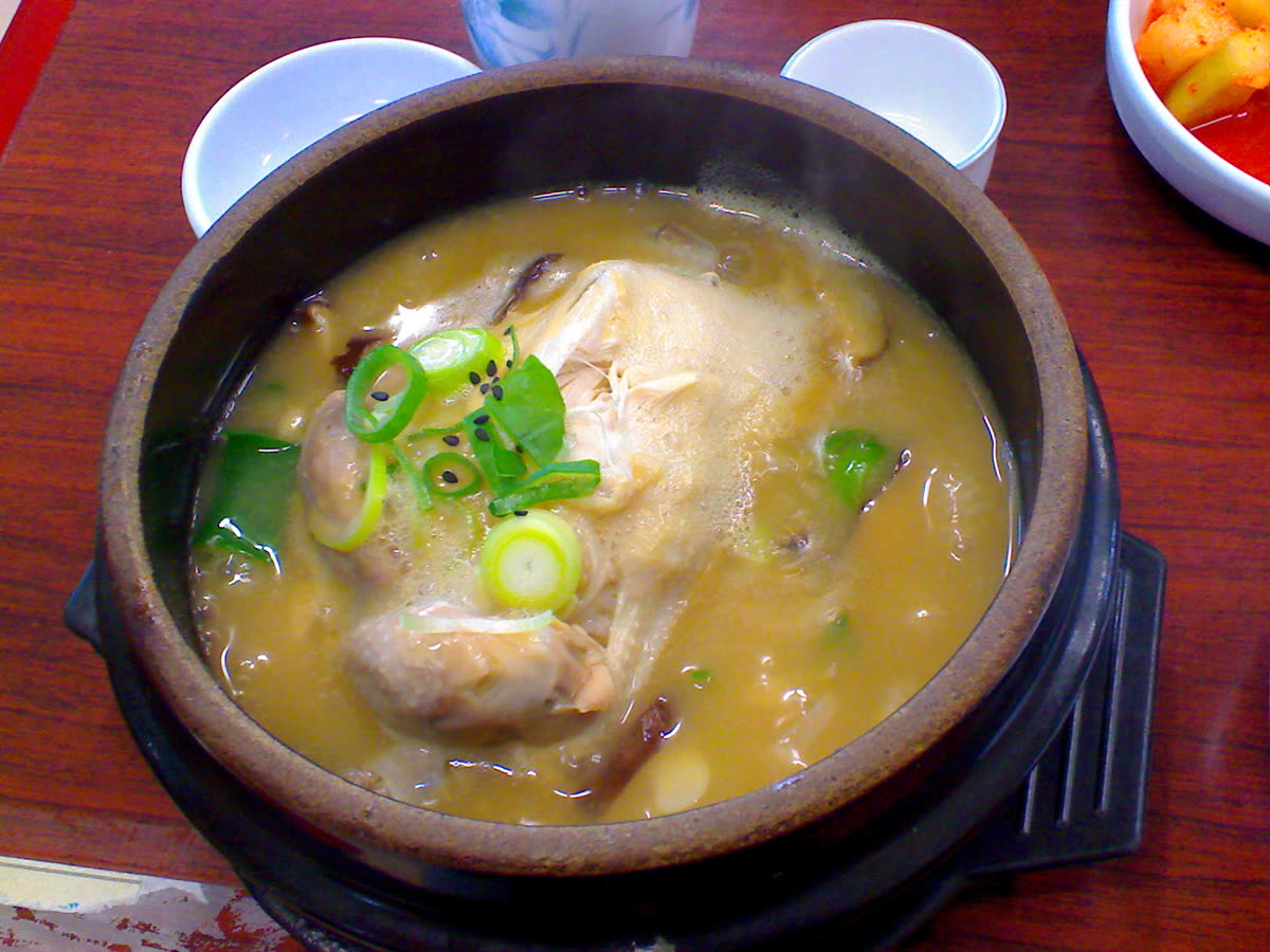 File:Korean soup-Samgyetang-09.jpg — Samgyetang recipe: what the name means, and why it is eaten in the worst heat