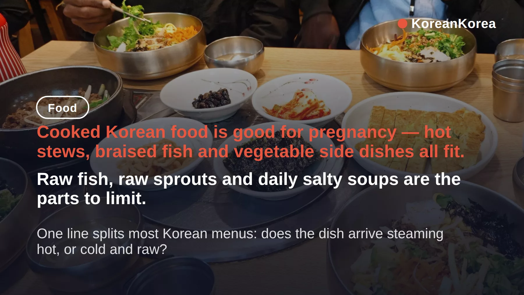 Is Korean Food Good During Pregnancy? What to Eat