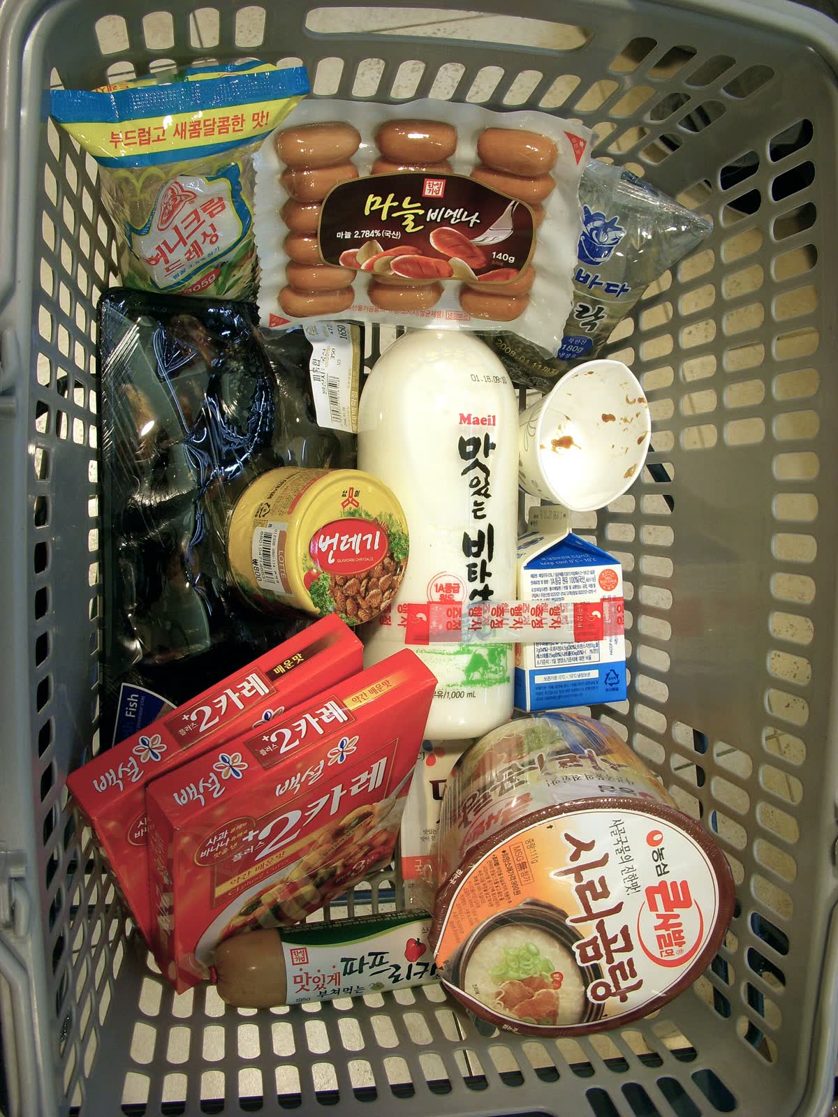 Korea-grocery shopping-01 — What a Korean grocery basket costs: Sept 2026 prices