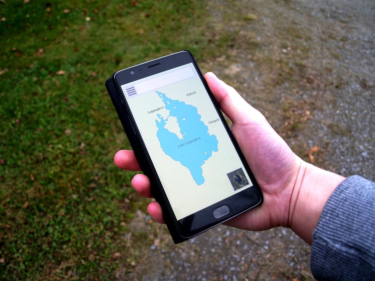 Smartphone with navigation map app — Korea navigation apps: why Google Maps goes silent in Korea