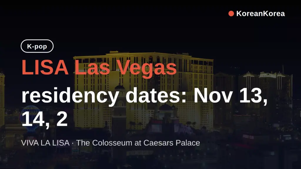 LISA Las Vegas residency dates: Nov 13, 14, 27, 28 at Caesars Palace — sold out in 10 minutes