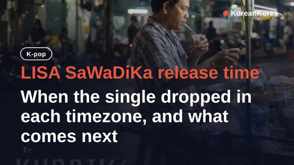 LISA SaWaDiKa release time: Sept 4 worldwide drop, PRESS PLAY EP on Oct 23