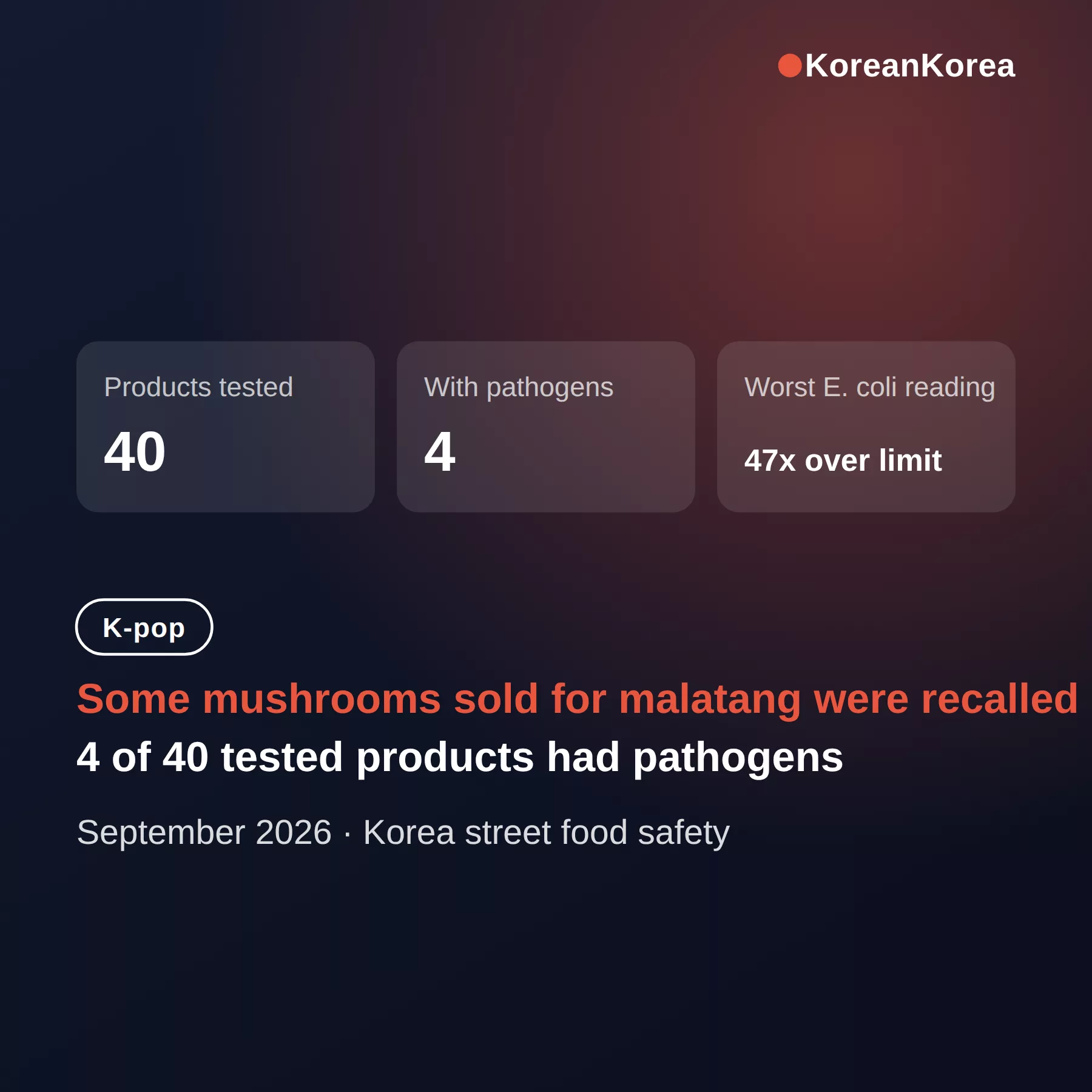 malatang mushroom recall Korea — what to check before you order