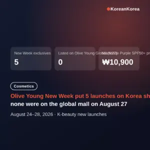 Olive Young Korea exclusive: 5 items you can’t buy on Global yet