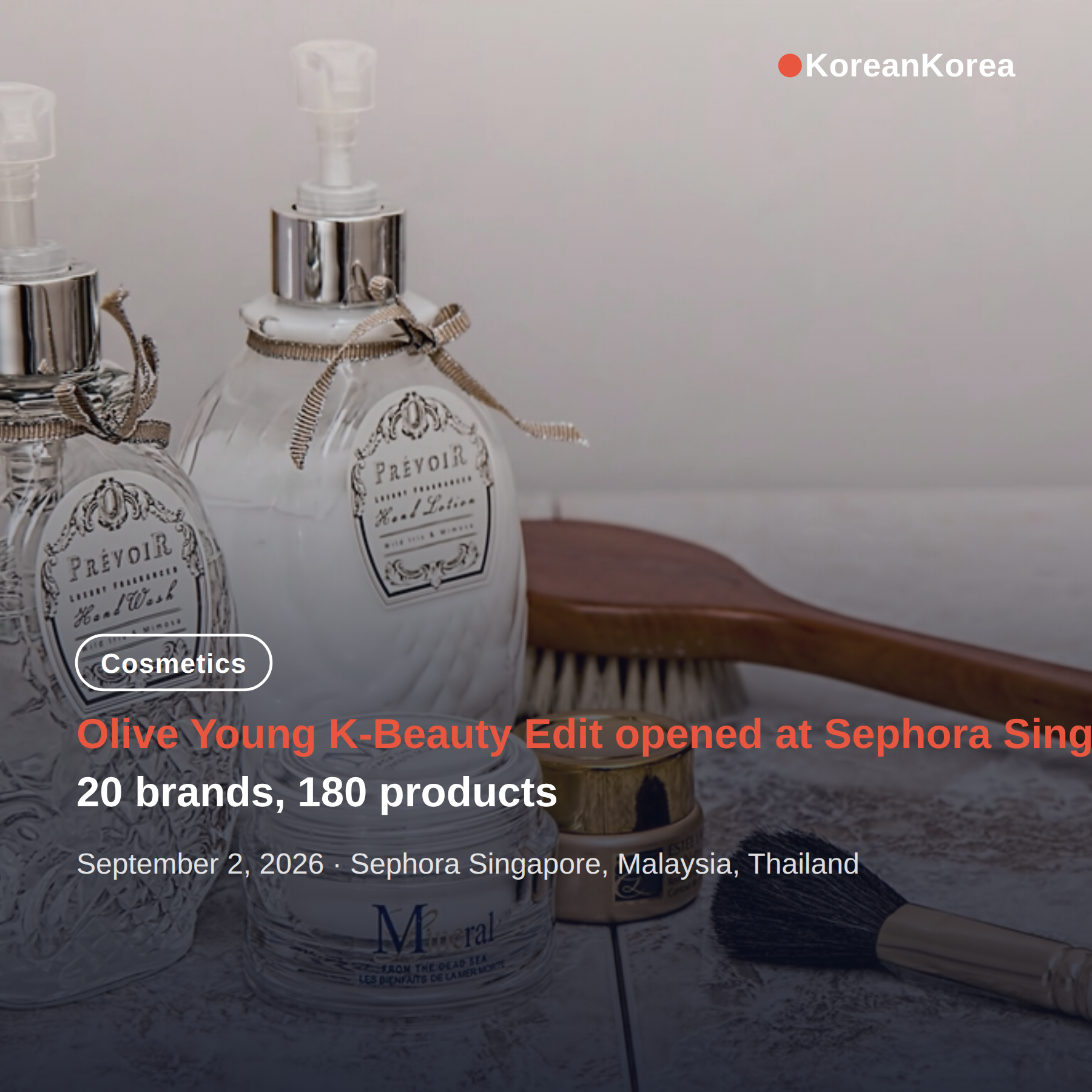 Olive Young Sephora Singapore: 20 brands, 180 products, and where to start