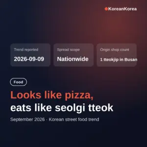 Pizza Seolgi: A Pizza-Shaped Korean Rice Cake That Started in Busan