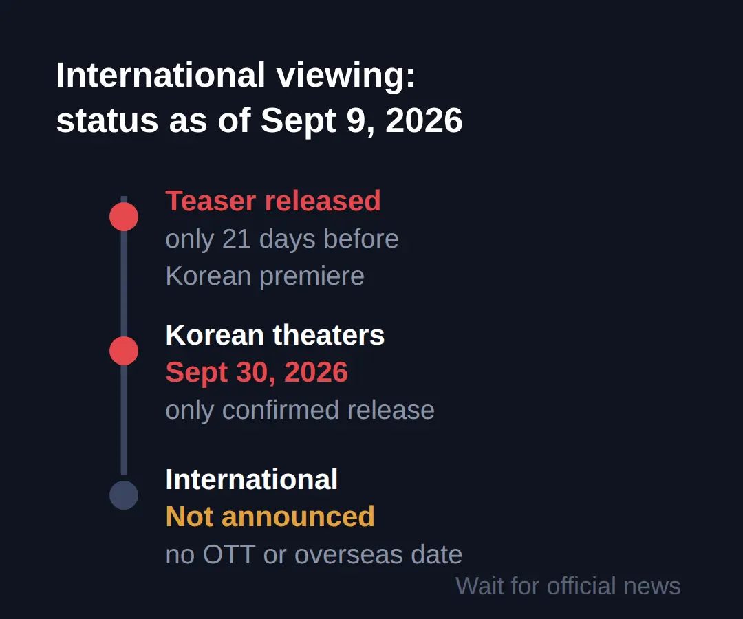 Where can international viewers watch it?