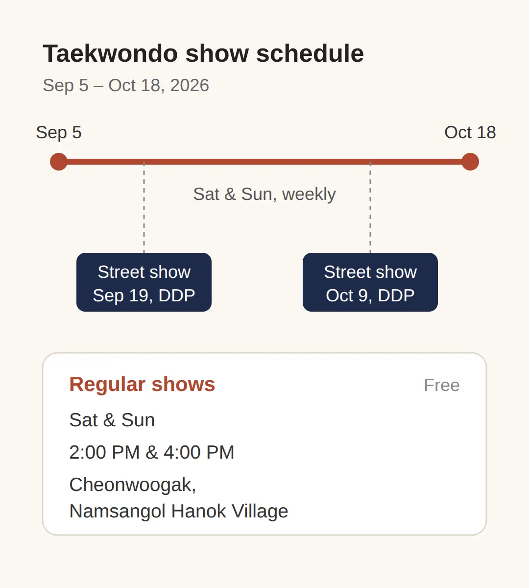 When and where to watch