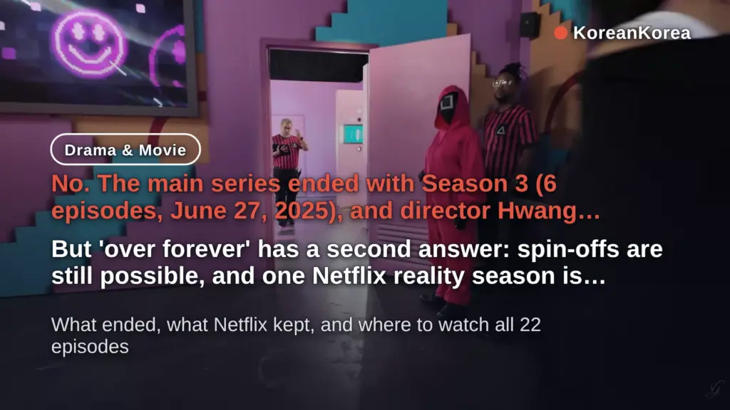 Is Squid Game Over Forever? Season 4 Answer and What's Next