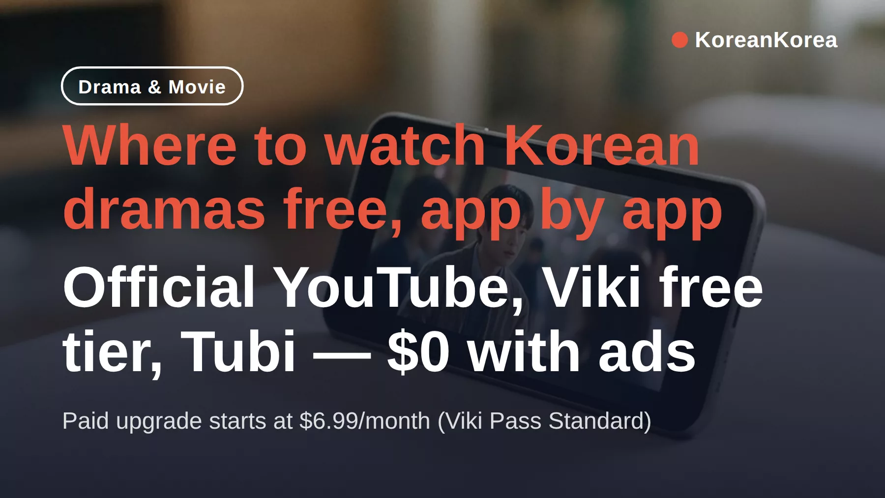 Where to Watch Korean Dramas Free: Legal Apps, What's Free