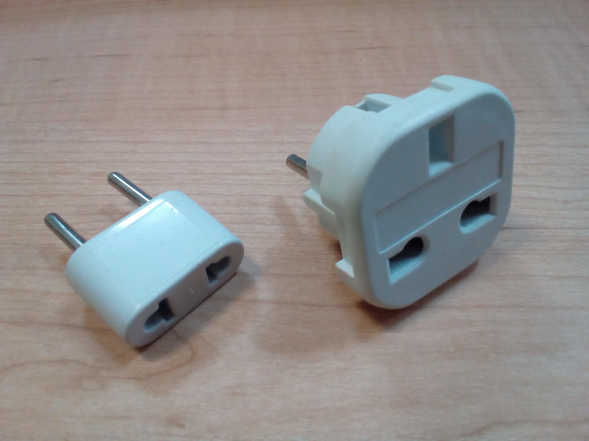 Two AC Converter Adapters — Do Korean Outlets Work With US Plugs?
