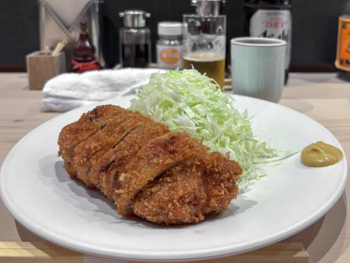 Tonkatsu Narikura (54252881048) — How Wako serves it: mustard, yuzu dressing, unlimited cabbage