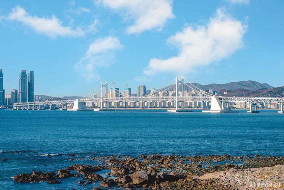 Busan Gwangandaegyo Bridge (부산광안대교) — The east one-day order: Haeundae → Dongbaek → Sky Capsule → Gwangalli night view