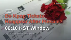 Do Kpop Tickets Reappear After Presale? 00:10 KST Window