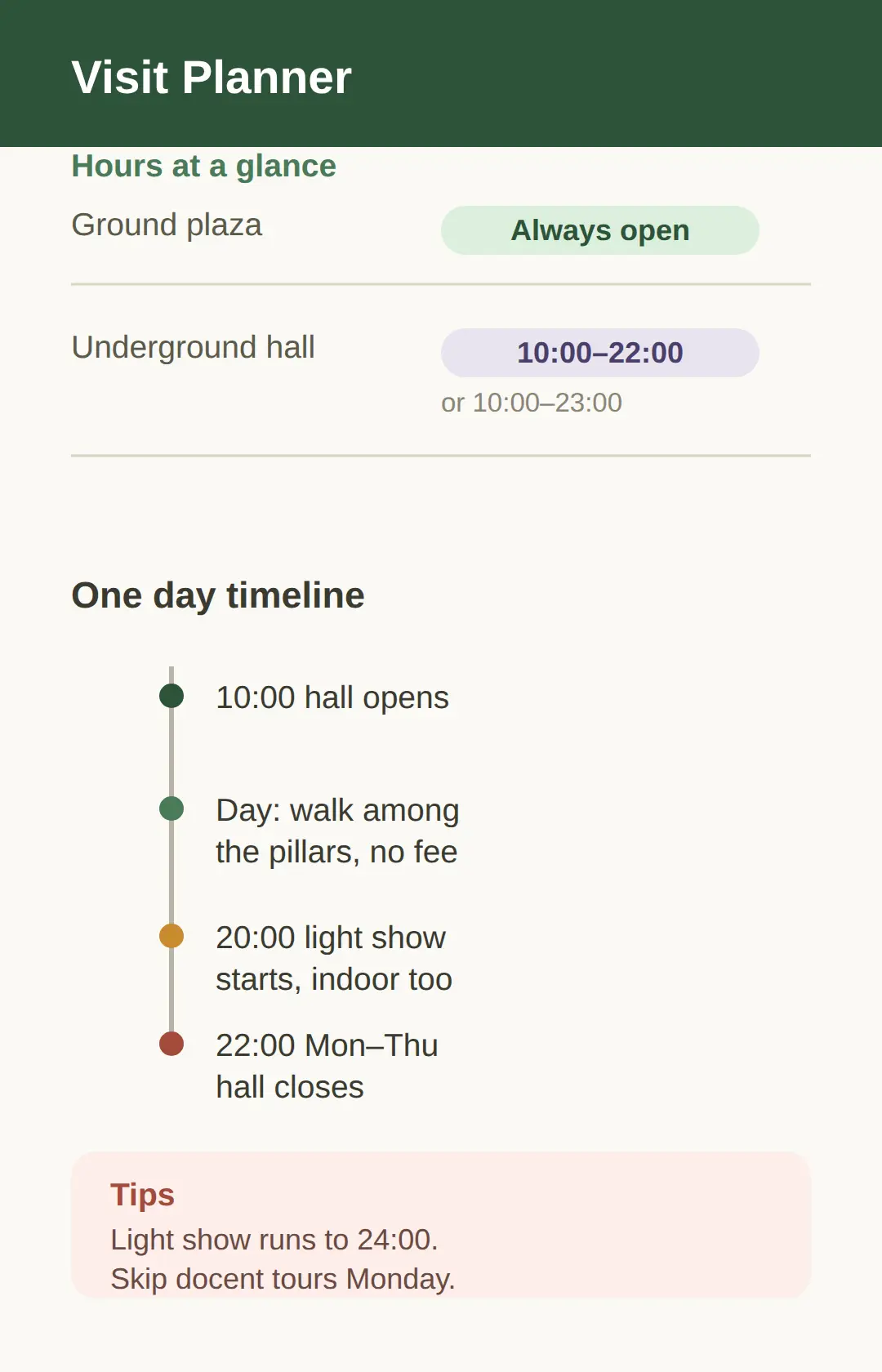 How Long to Allow and What to Pair It With Nearby