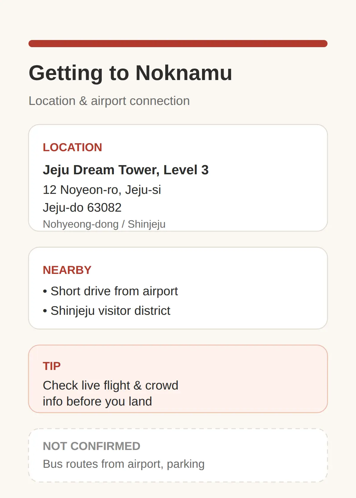 How to Get to Noknamu: Where It Is and the Airport Connection