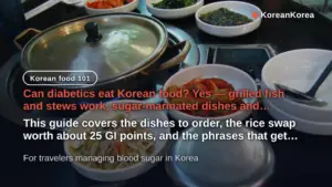 Is Korean Food Healthy for Diabetics? 6 Dishes & GI (2026)