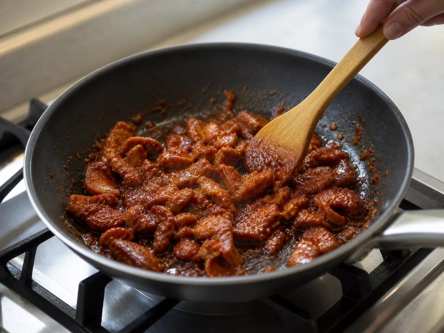 Step 6: Stir constantly for 10–15 minutes