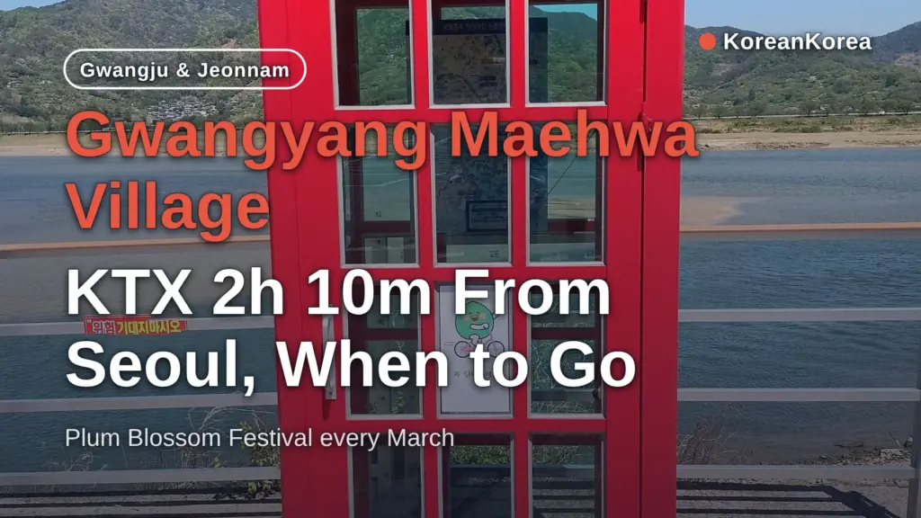 Gwangyang Maehwa Village: KTX 2h 10m From Seoul, When to Go