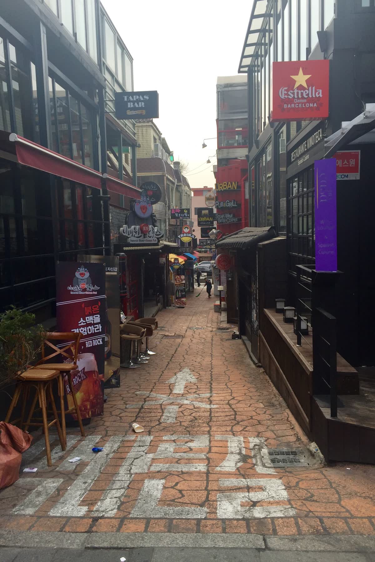 Itaewon bar and restaurant street, March 18, 2016 — Itaewon Class Filming Locations: What You See Today