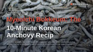 Myeolchi Bokkeum: The 10-Minute Korean Anchovy Recipe With Substitutes