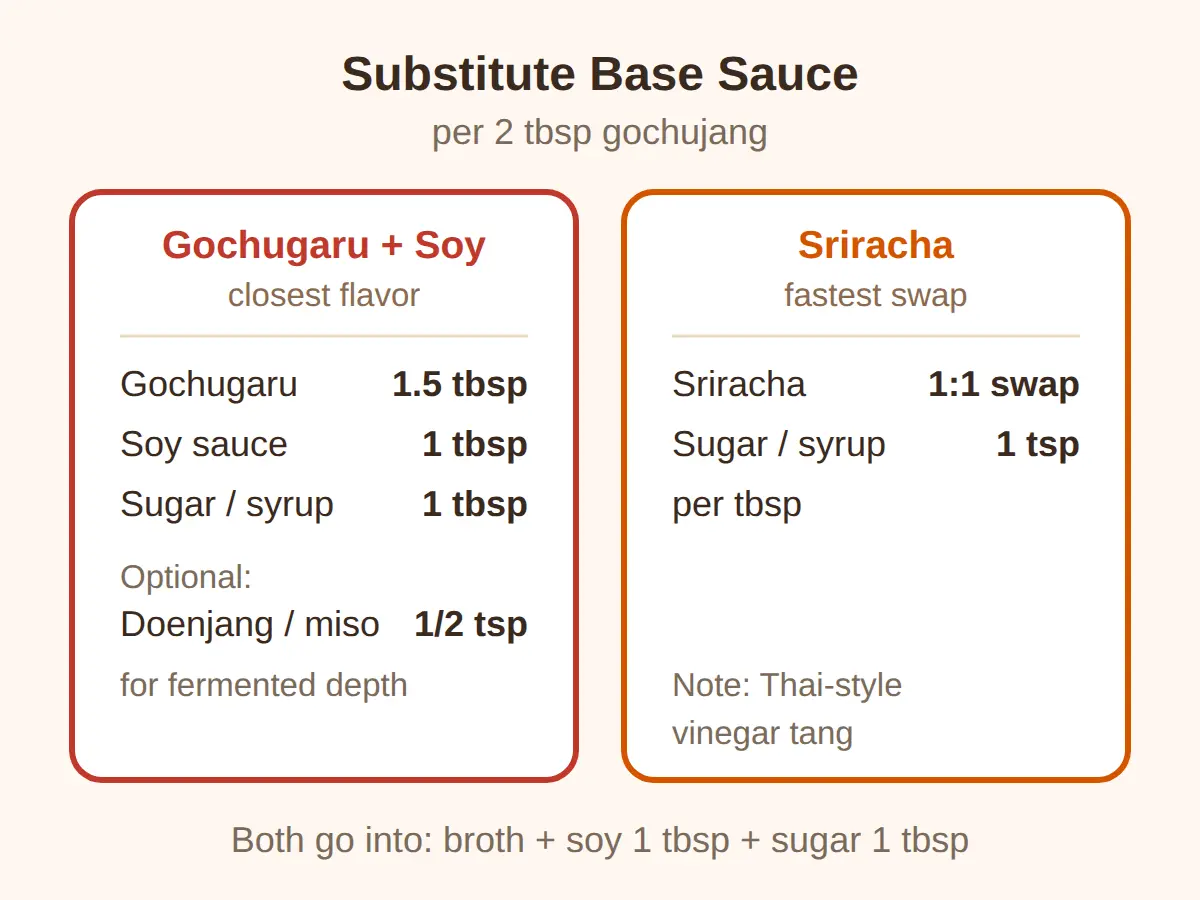 The Rest of the Sauce — What Carries the Substitute