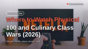 Where to Watch Physical: 100 and Culinary Class Wars (2026)